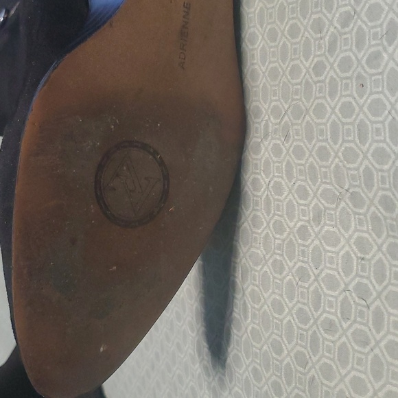 Adrienne vittadini black suede wedge booties - Picture 4 of 8